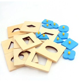 Geometry toys - Shape puzzle - Montessori puzzle