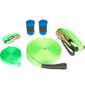 Children's Outdoor Slackline Balancing Balance Webbing - Montessori Wooden Educational Toy
