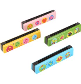 Wooden Harmonica for Children - Early Music Instrument - Montessori Educational Toy