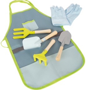 Little Gardener Set: Waterproof Apron, Gloves & Tools - Overview - Montessori Toy