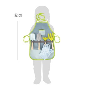 Little Gardener Set: Waterproof Apron, Gloves & Tools - In-Use Lifestyle View 11
