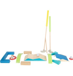 Children's Wooden Mini Golf Putting Set with Clubs & Balls - Montessori Wooden Educational Toy