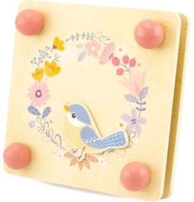 Wooden Songbird Flower Press Herbarium Kit - Detailed View - Montessori Toy