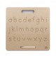 Wooden Lowercase Cursive Tracing Board with Wooden Stylus