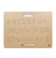 Wooden Uppercase Print Tracing Board with Wooden Stylus