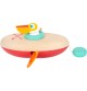 Wooden Floating Pelican Bath & Water Companion