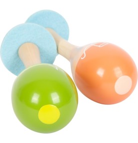 Handcrafted Wooden Musical Maracas - Sensory learning and motor skills details