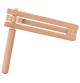 Traditional Wooden Ratchet Rattle