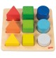 First Shapes & Colours Wooden Peg Puzzle for Babies