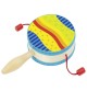 Montessori Wooden Hand Drum Rattle & Tambourine
