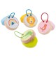Handcrafted Wooden Rhythm Castanets with Painted Motif