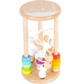 Rainbow Wooden Activity Play House - Locks & Shapes Sorter - Montessori Wooden Educational Toy