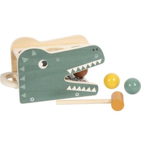 2-in-1 Wooden Hammering Bench & Baby Xylophone - Safari - In-Use Lifestyle View 7