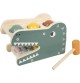 2-in-1 Wooden Hammering Bench & Baby Xylophone - Safari