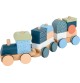 Polar Ice Floe Wooden Push-Along Train Toy
