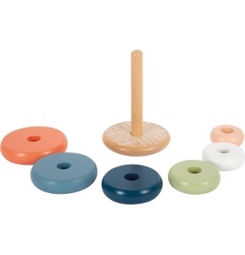 Arctic Ice Floe Wooden Stacking Rings Toy - Play Details & Elements