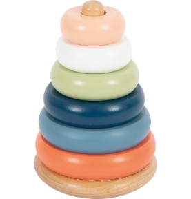 Arctic Ice Floe Wooden Stacking Rings Toy - Wooden Montessori Toy