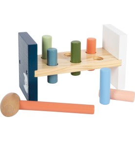 Arctic Ice Floe Wooden Hammer Bench Toy - Play Details & Elements