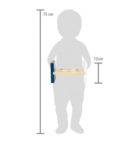 Arctic Ice Floe Wooden Hammer Bench Toy - In-Use Perspective