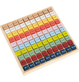 Colourful Wooden Multiplication Times Table Board - Overview - Montessori Toy