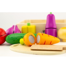 Montessori Wooden Cylinder Rattle with Bell - Elements & Play Details