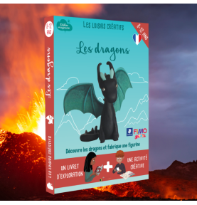DIY Clay Dragon Modelling Craft Activity Kit - Elements & Play Details