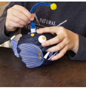 Deep Sea Angler Fish Creative Papercraft Activity Kit - In-Use Lifestyle View 9