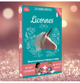Unicorn Wall Trophy Paper Sculpture Craft Kit - In-Use Lifestyle View 6