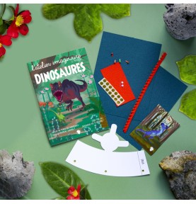 Wooden Dinosaur Desk Pencil Pot DIY Craft Kit - Overview - Montessori Toy