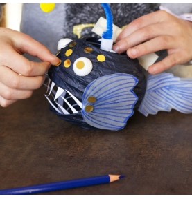 Deep Sea Angler Fish Creative Papercraft Activity Kit - In-Use Lifestyle View 10