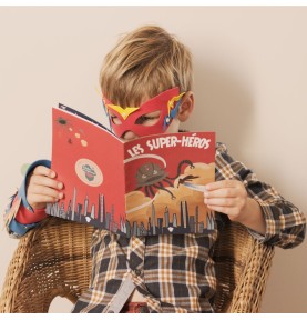 DIY Superhero Costume & Mask Craft Activity Kit - In-Use Lifestyle View 9