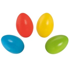 Wooden Egg Shaker Maracas - Sensory Rattle Toy - Montessori Educational Toy