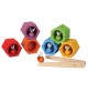 Montessori Wooden Beehive & Colour Matching Bees Toy