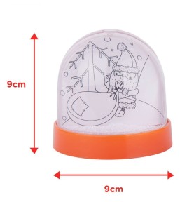 DIY Children's Christmas Snow Globes Kit - Pack of 4 - Play Details & Elements