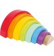 Montessori Wooden Rainbow Stacker - Medium