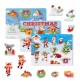 Wooden Christmas Peg Puzzles Set