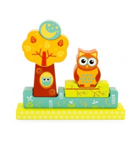 Magnetic Wooden Forest Owls Jigsaw Puzzle - Montessori Educational Toy