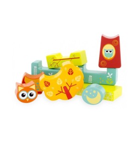 Magnetic Wooden Forest Owls Jigsaw Puzzle - Detailed view - Montessori toy