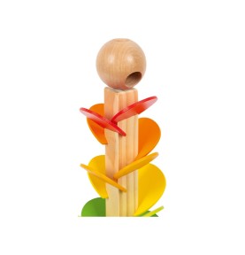 Wooden Musical Marble Tree - Melodic Petal Run - Detailed view - Montessori toy