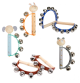 Wooden Baby Jingle Bell Rattle Bracelet