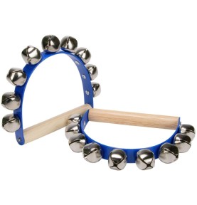 Wooden Baby Jingle Bell Rattle Bracelet - Close-up details of natural materials