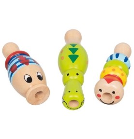 Handcrafted Wooden Animal Whistle - Montessori Educational Toy
