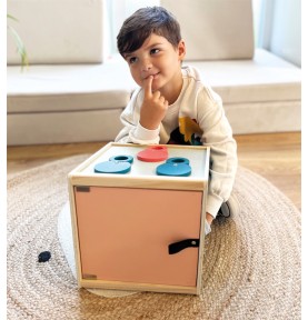 Montessori Wooden 4-Senses Mystery Tactile Box - Full Set Overview
