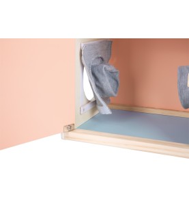 Montessori Wooden 4-Senses Mystery Tactile Box - In-Use View