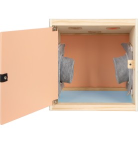 Montessori Wooden 4-Senses Mystery Tactile Box - In-Use View