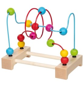 Wooden Pencil Holder Desk Organiser - 12 Colour Wells - Montessori Educational Toy
