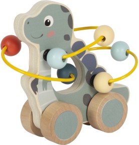 Dinosaur Wooden Motor Skills Activity Bead Maze - Play Details & Elements