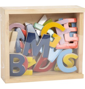 Montessori Magnetic Wooden Alphabet Letters Set - Overview of educational learning set