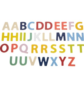 Montessori Magnetic Wooden Alphabet Letters Set - Sensory learning and motor skills details