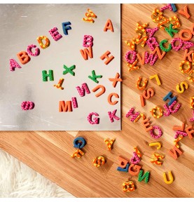 Magnetic letters - Learn the alphabet in kindergarten - Montessori